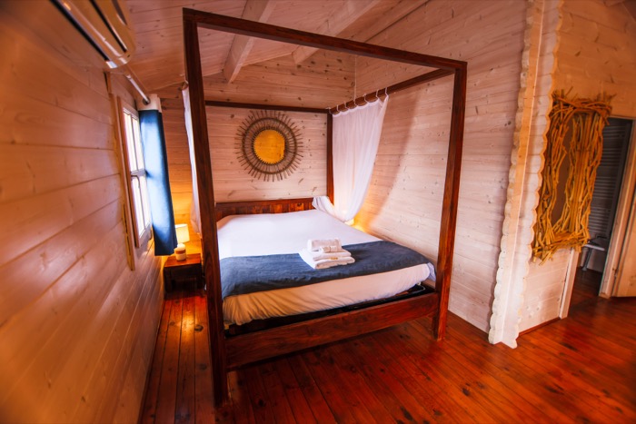 Salon confortable du chalet Le Héron
