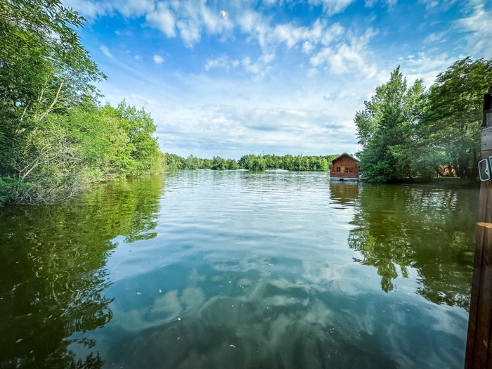 Espace de vie du chalet Le Martin-Pêcheur