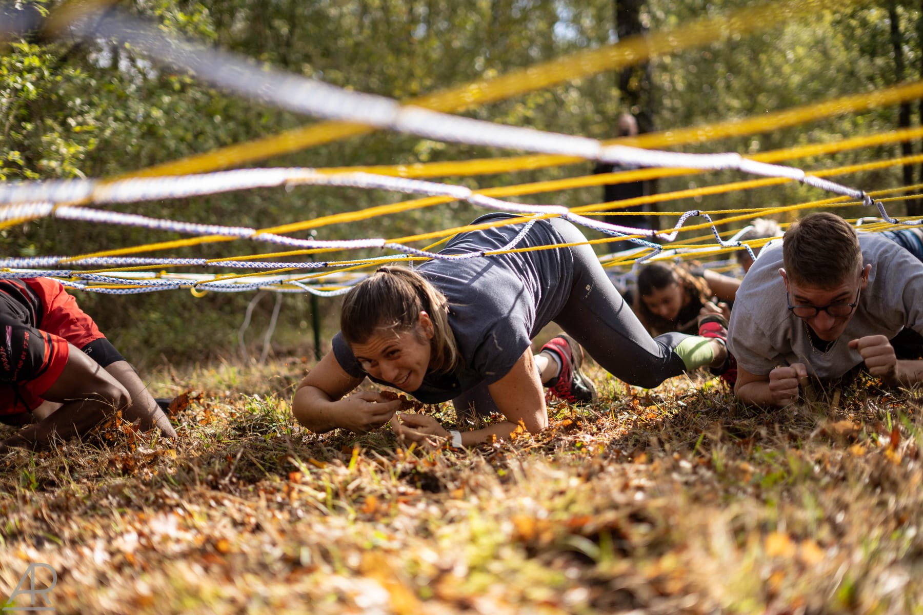 Animation Wild Battle au Domaine du Dahu : parcours sportif en plein air en forêt